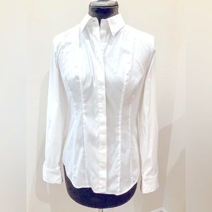 WHBM Women’s White Blouse Size 6